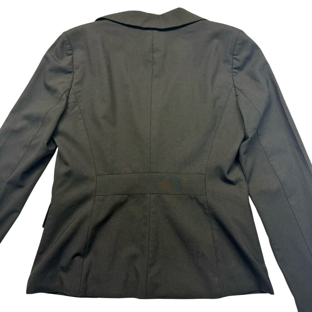 Semantiks Fitted Wool Dressy Holiday Career Work Lined Jacket Black Women 10 - Picture 7 of 10